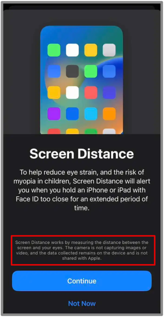 什麼是螢幕距離以及如何在 iOS 17 上啟用它