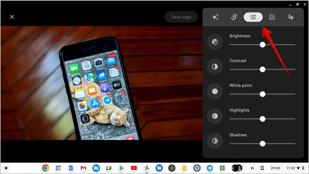 如何在 Chromebook 上編輯圖片或螢幕截圖