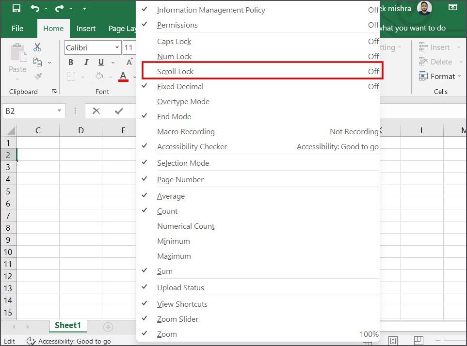 13 個修復 Microsoft Excel 中無法滾動的問題