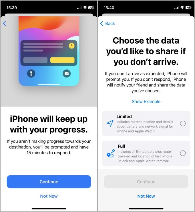 如何使用 iPhone 上的簽到安全功能：指南
