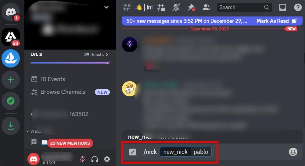 如何在網路和行動裝置上變更 Discord 伺服器的暱稱