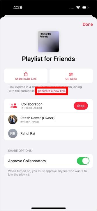 如何在 Apple Music 上建立協作播放列表