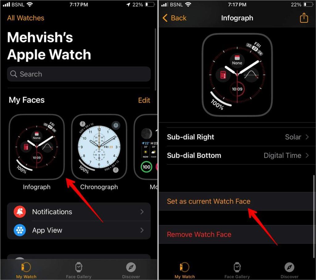 如何在 Apple Watch 上的 WatchOS 10 中更改錶盤