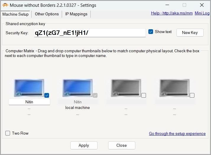 如何在兩台 Windows PC 上使用一台鍵盤和滑鼠