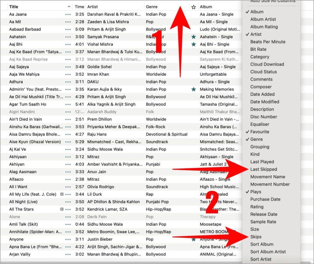 我在 Apple Music 上聽了一首歌多少次