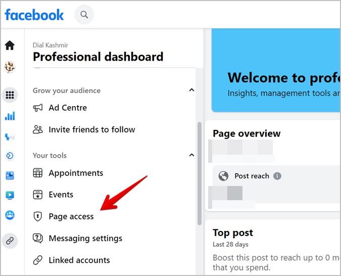 在 Facebook 上哪裡可以找到頁面角色