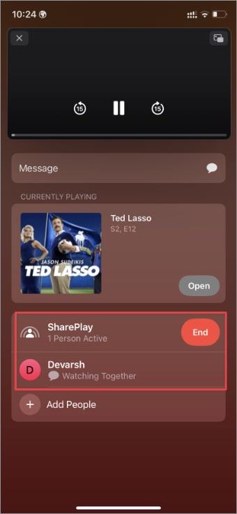如何在 iPhone 和 iPad 上的「訊息」中啟動 SharePlay
