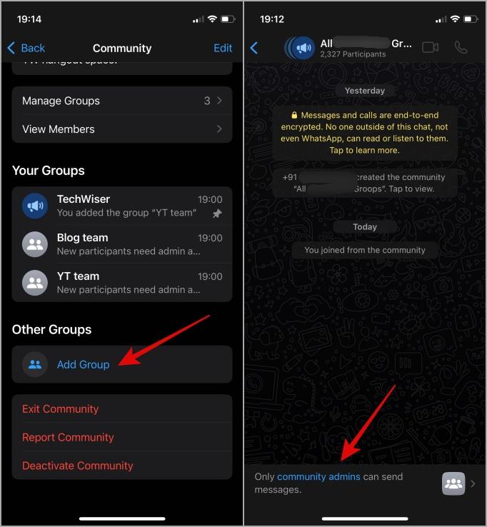 WhatsApp 群組與社群：它們有何不同
