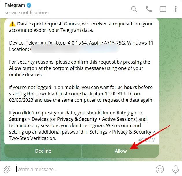 如何匯出和同步 Telegram 聯絡人