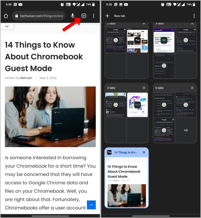 在任何作業系統上的 Chrome 瀏覽器上切換標籤頁的 4 種方法