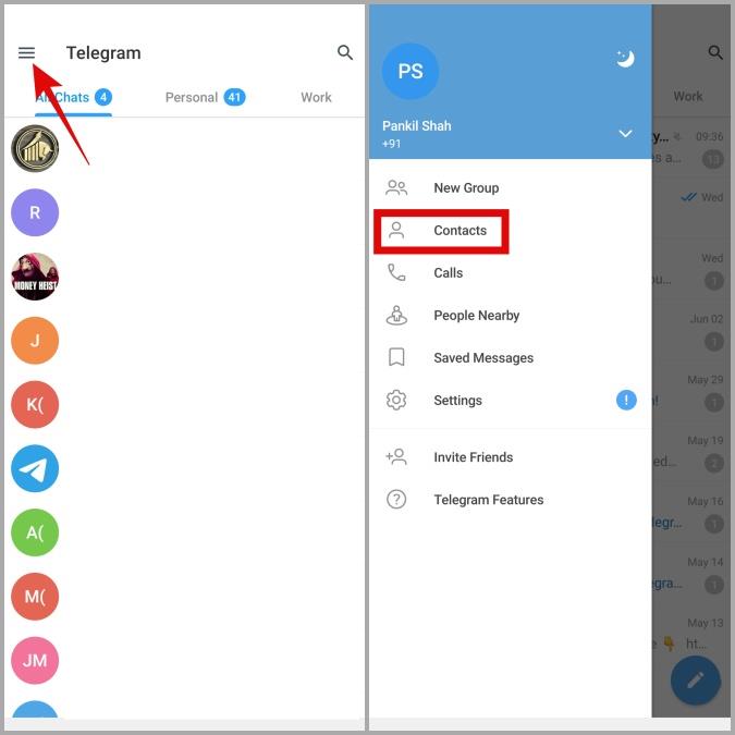 Telegram 在 Android 和 iPhone 上不同步聯絡人的 7 個修復
