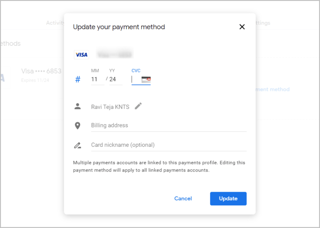 如何在 Chrome 上新增、刪除和編輯付款方式