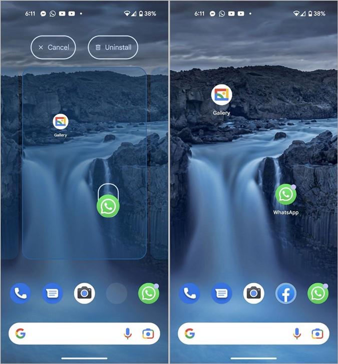 如何將 WhatsApp 應用程式圖示放在主畫面上