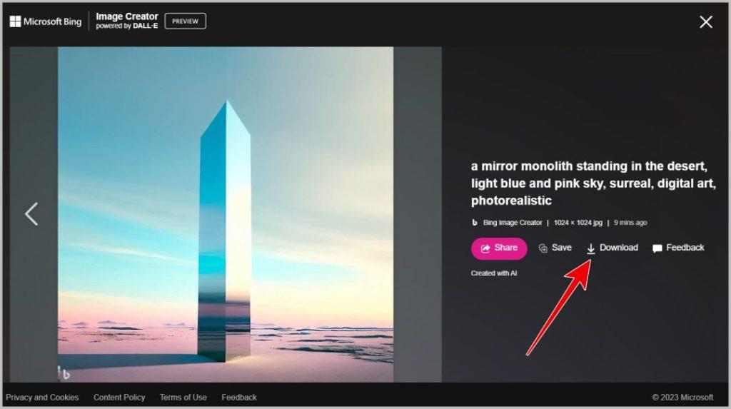 如何使用 Microsoft Bing Image Creator