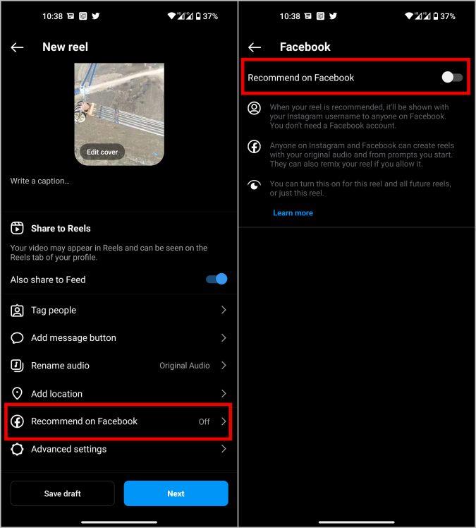 如何在 Facebook、頁面、群組和 Messenger 上分享 Instagram Reels