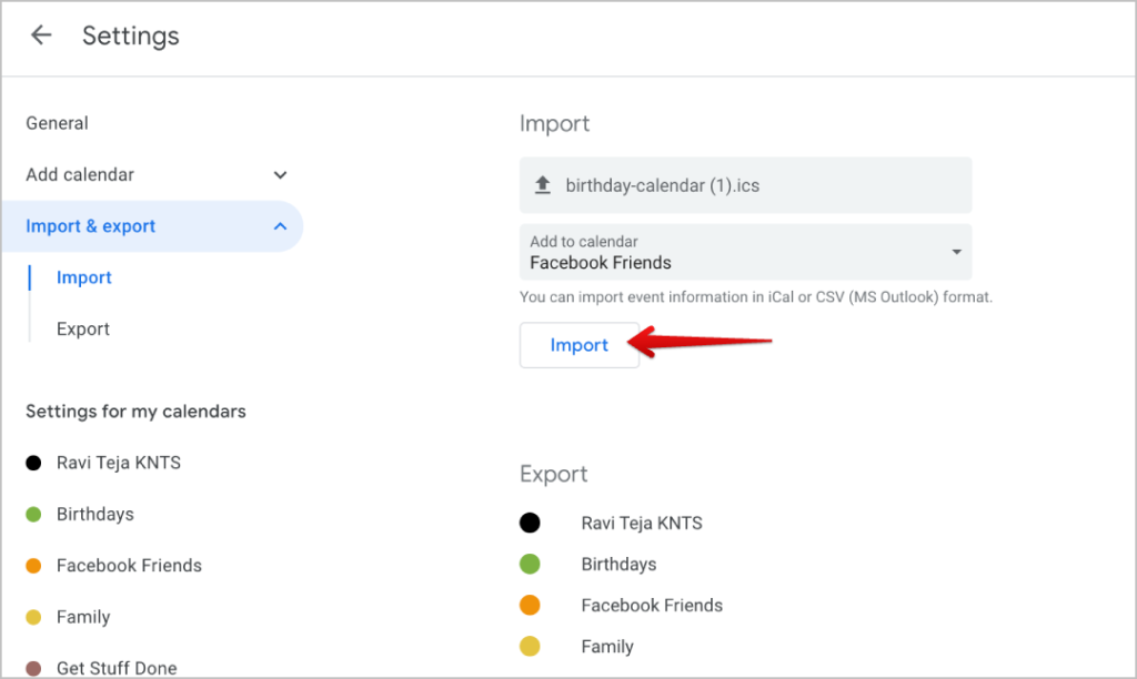 如何將 Facebook 生日匯入 Google 日曆
