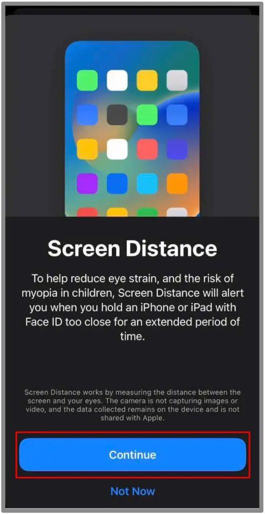 什麼是螢幕距離以及如何在 iOS 17 上啟用它
