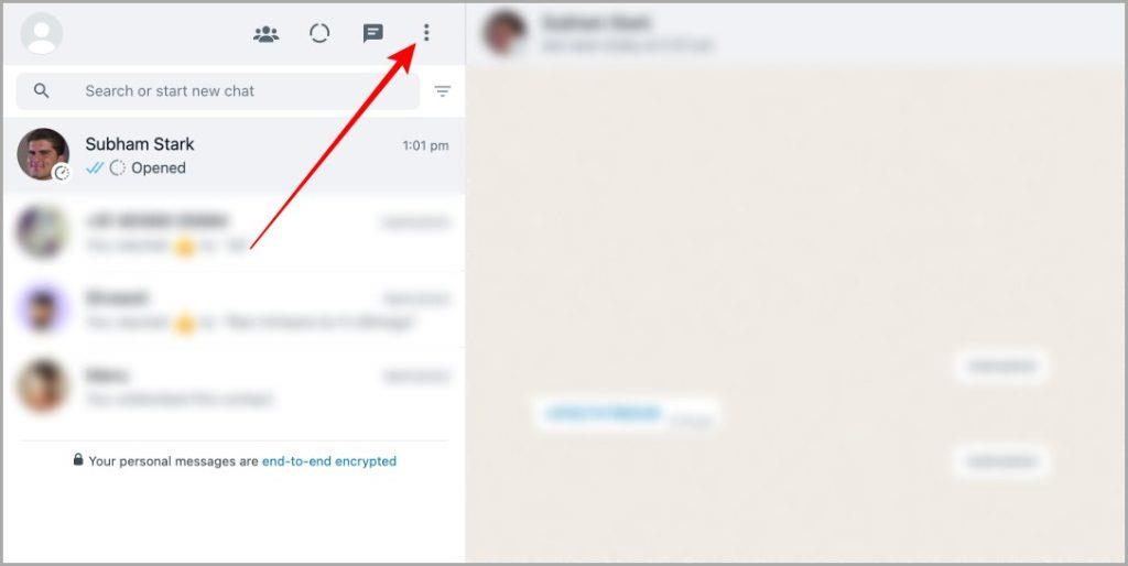 WhatsApp 網頁版和行動版上我加星號的訊息在哪裡