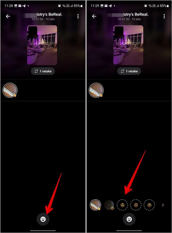 如何更改或刪除 BeReal 表情符號