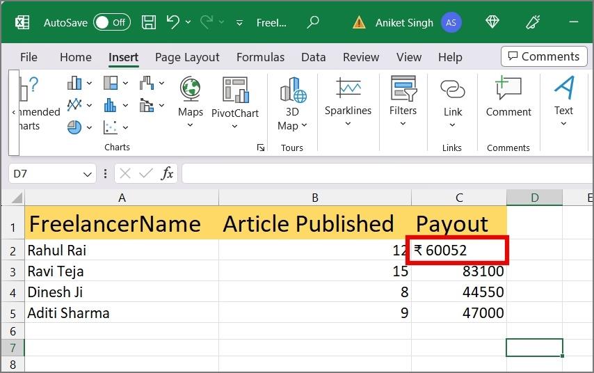 在 Excel 或 Google Sheets 中新增 6 種貨幣的方法