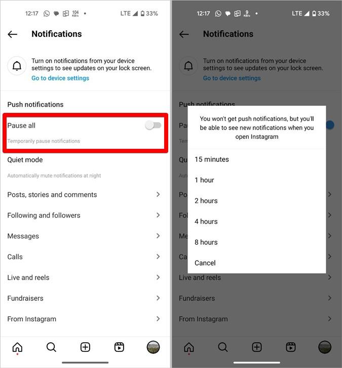 Instagram 中的安靜模式是什麼以及如何打開或關閉它