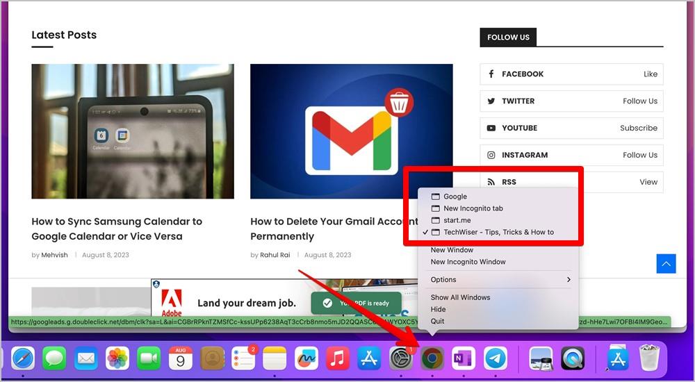 在 Mac 中同一應用程式的 Windows 之間切換的 5 種方法