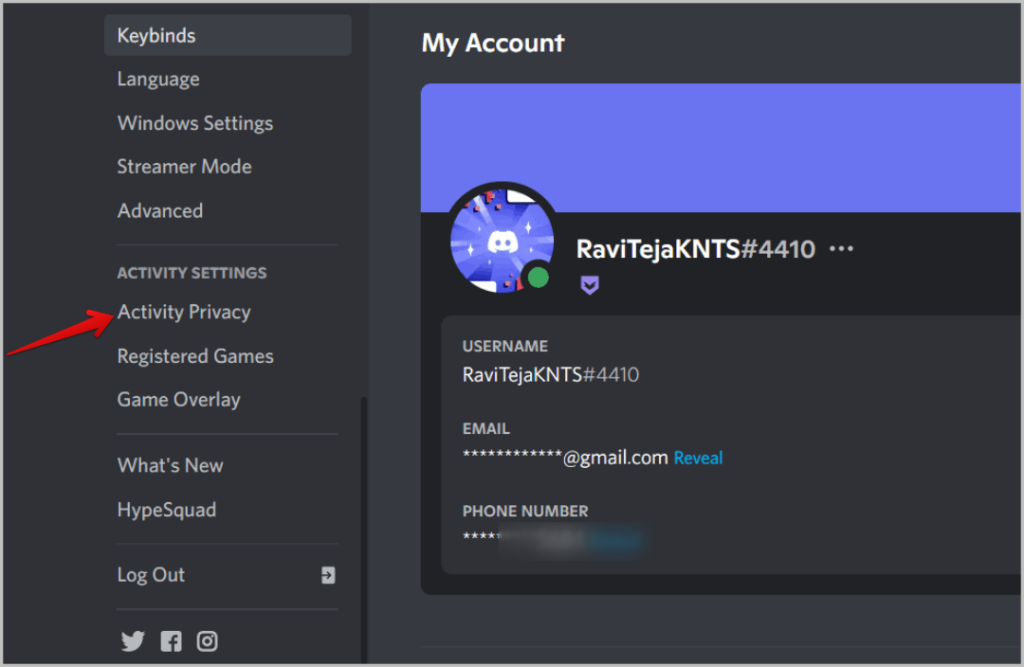 如何啟用自訂 Discord 豐富狀態