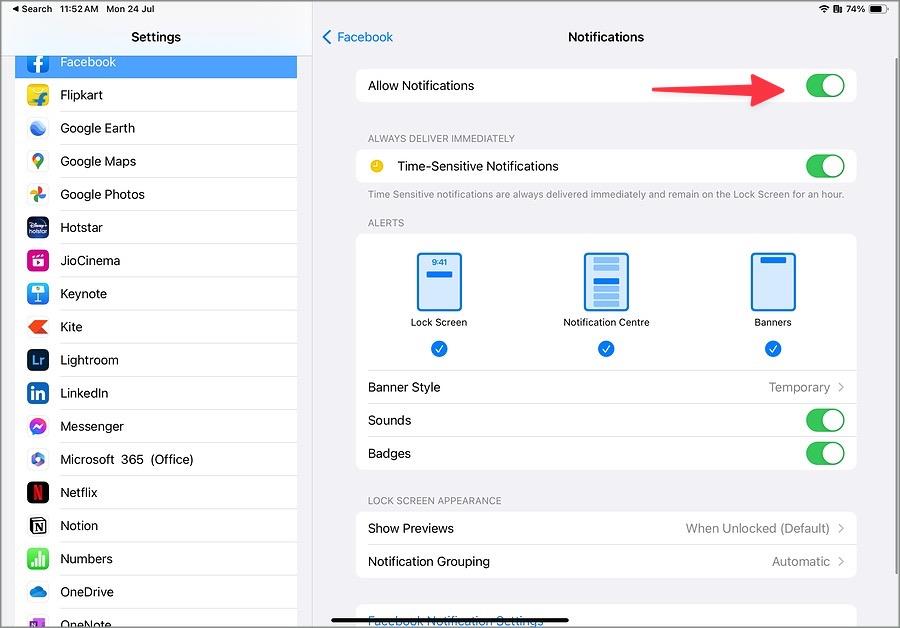Facebook 在 iPad 上無法運行的 9 個修復