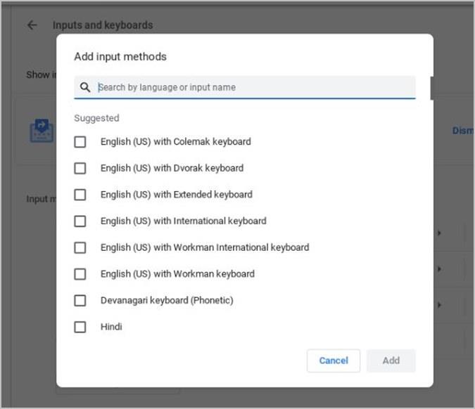 如何更改 Chromebook 系統和鍵盤語言