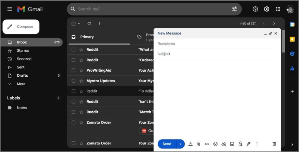 如何從 PC 和手機在 Gmail 上發送電子郵件