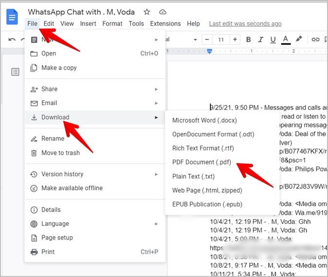 將 WhatsApp 聊天匯出為 PDF 的 5 種最佳方法