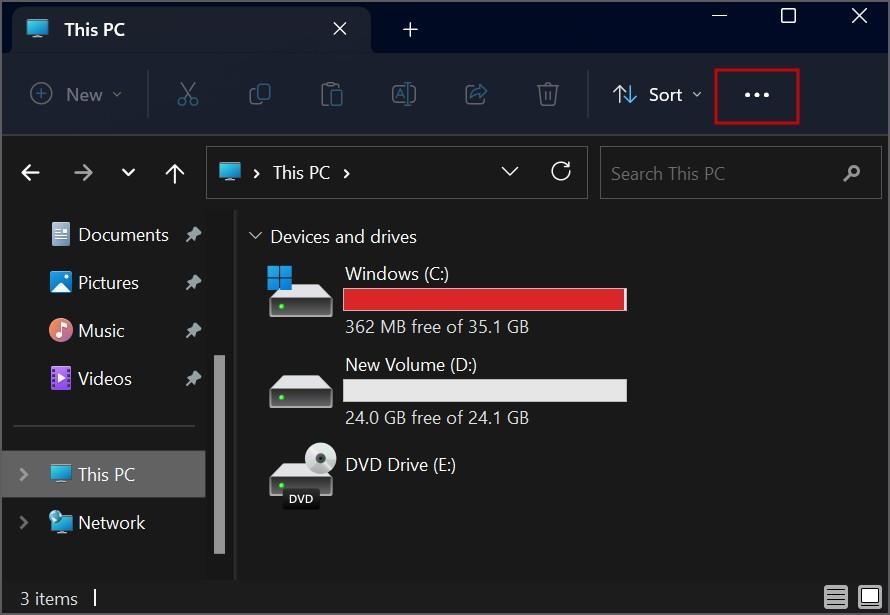 13 修正了 Windows 中檔案總管不顯示檔案的問題