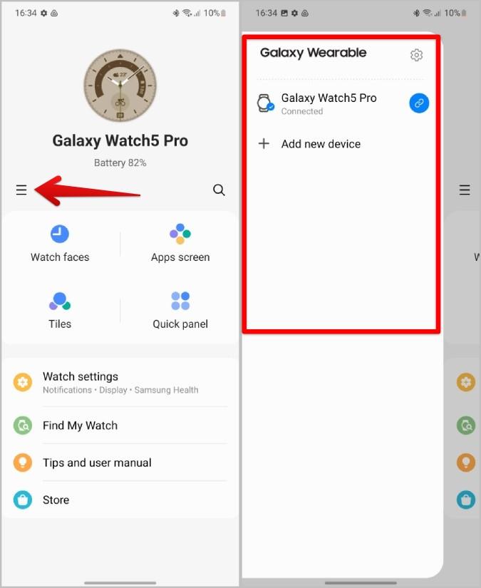 如何在 Samsung Galaxy Watch 上取得 Instagram 和 WhatsApp 通知