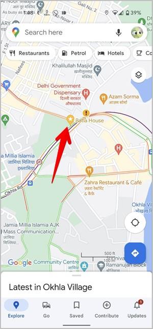 Google 地圖中的各種圖示和符號有何意義