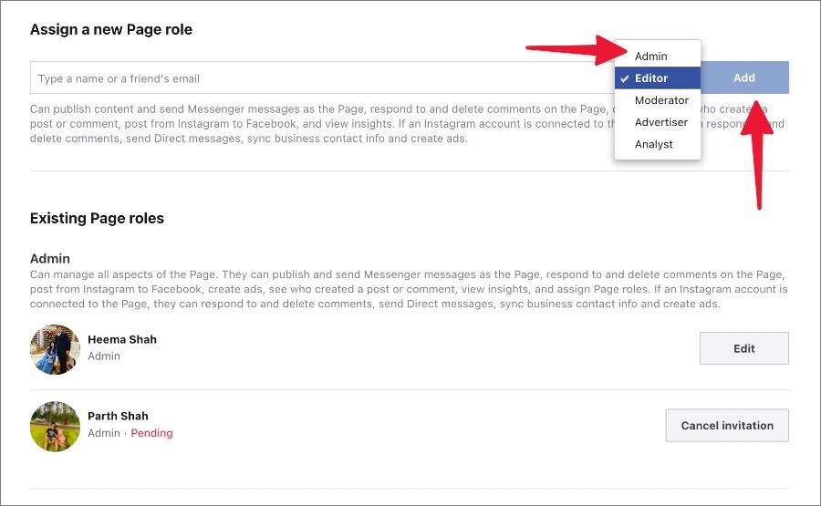 如何從 Facebook 頁面新增和刪除管理員