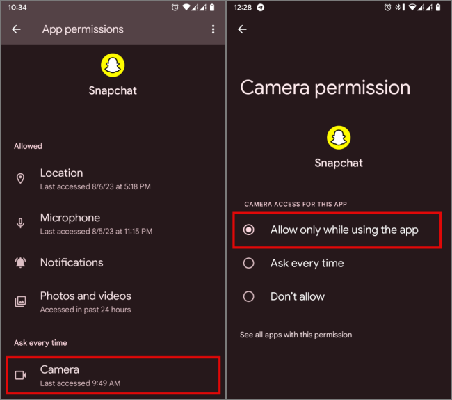7 個修復 Snapchat 無法在 Android 上存取我的相機的問題