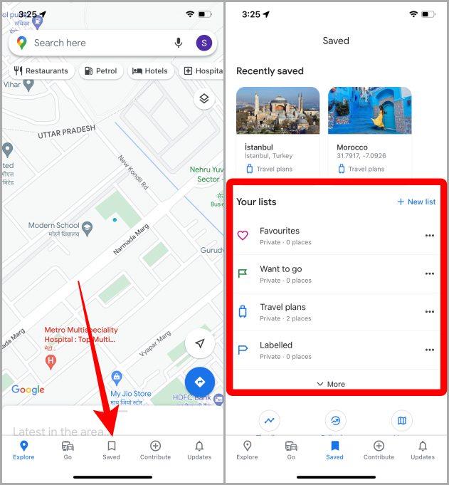 如何在 iPhone 上的 Google 地圖上建立清單 – 完整指南