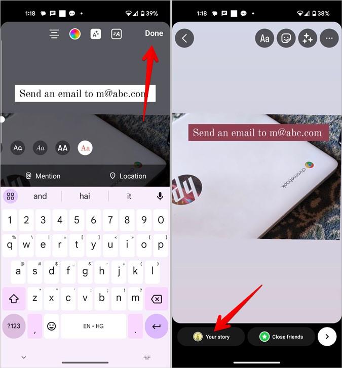 如何將電子郵件新增至 Instagram 帳號、個人簡介或故事