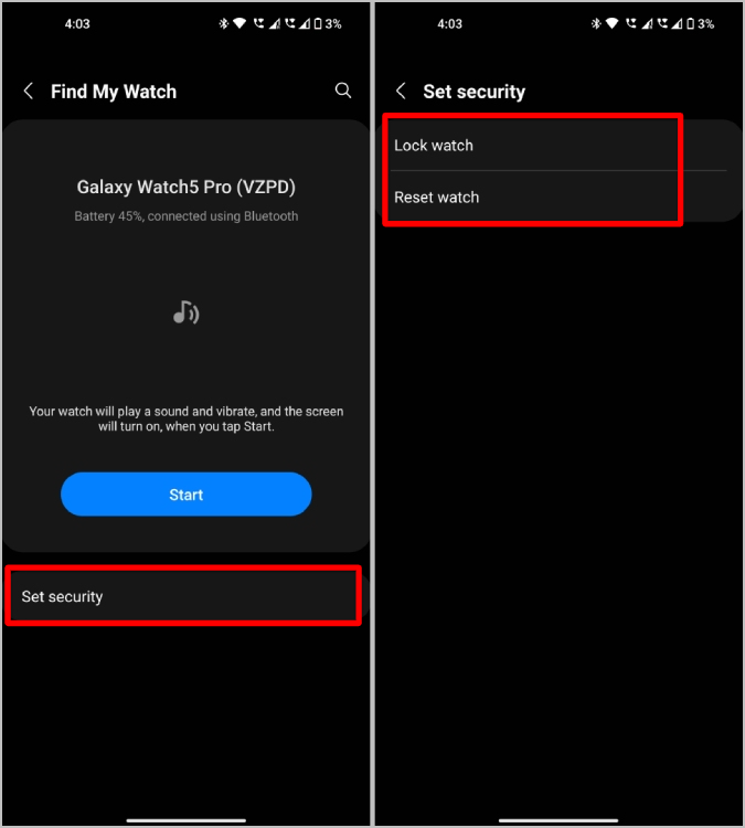 如何使用 Samsung Galaxy Watch 尋找我的手機，反之亦然