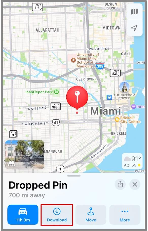 如何在 iPhone 上下載並使用離線 Apple 地圖