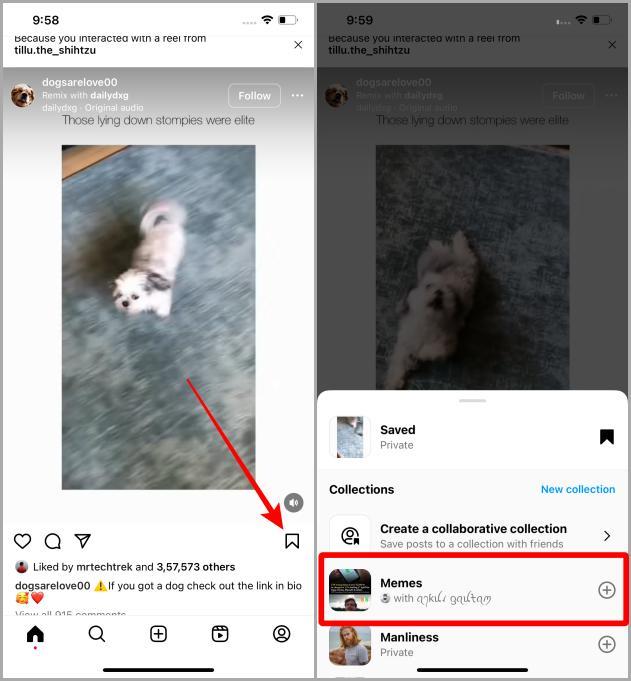 如何在 Instagram 上分享（已儲存）協作收藏