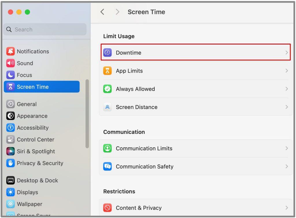 如何在 MacBook 上設定家長監護