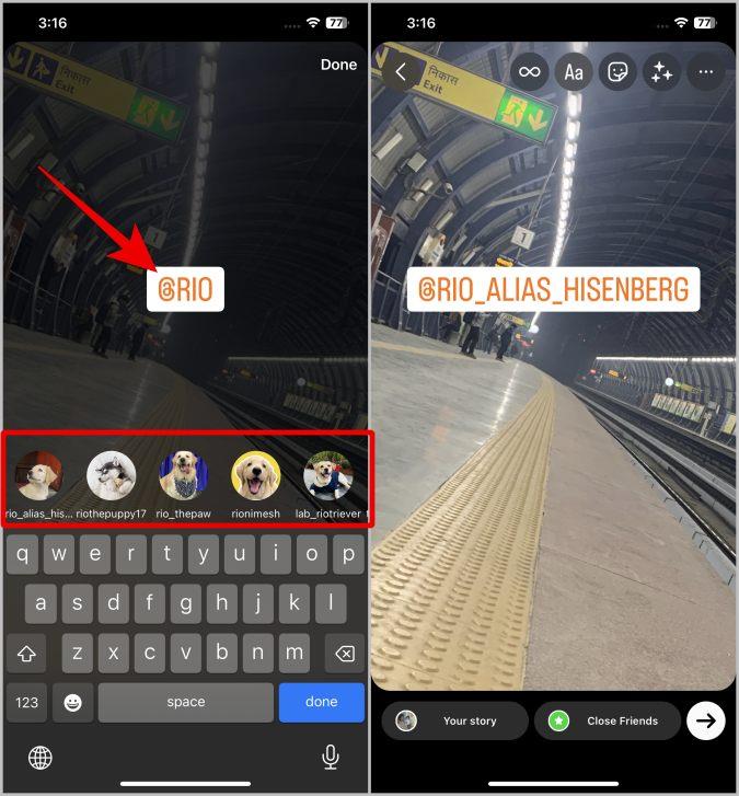 在 Instagram 故事中提及某人的 5 種方式