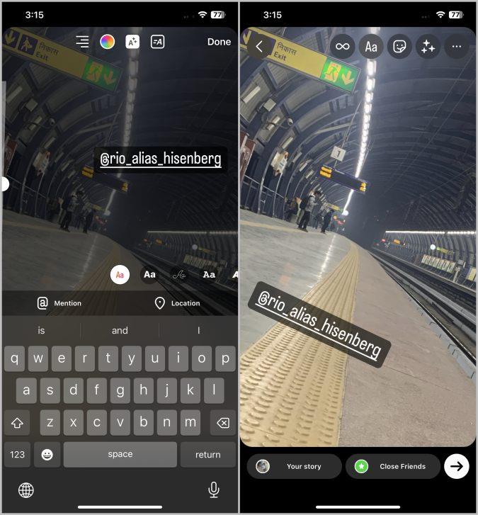 在 Instagram 故事中提及某人的 5 種方式