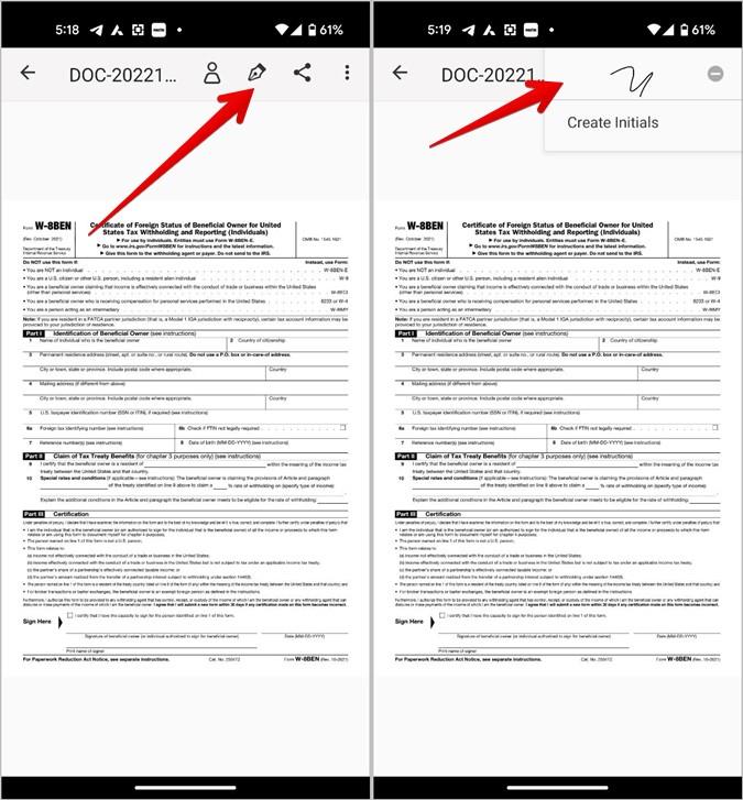 如何在 Android 和 iPhone 上的 WhatsApp 上簽署文檔