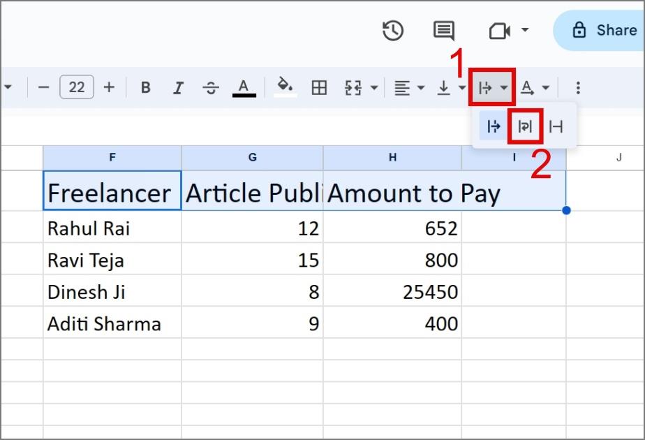 如何在 Excel 和 Google Sheets 中換行文本