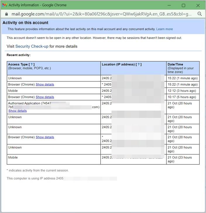 了解我的 Gmail 帳戶登入位置的 5 種方法