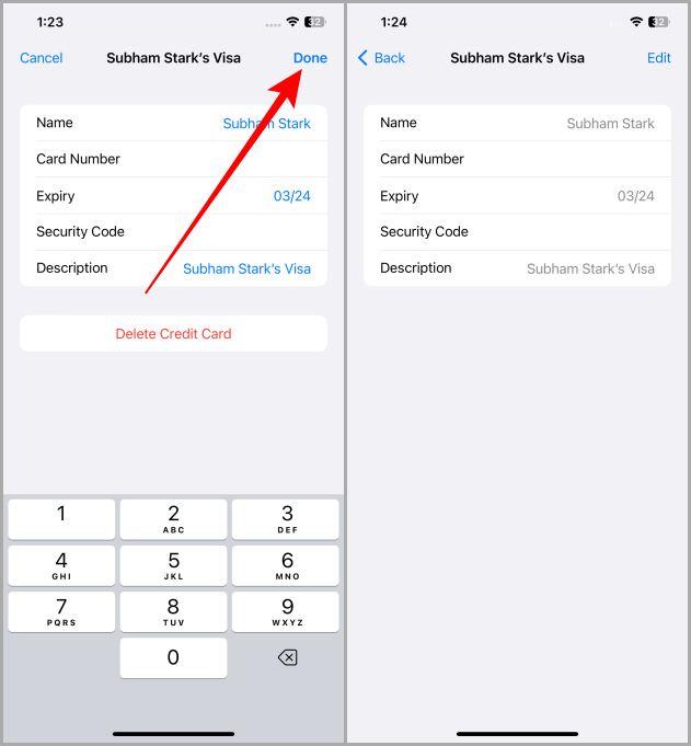 如何在 iPhone 上的 Safari 瀏覽器中新增、刪除和更新信用卡