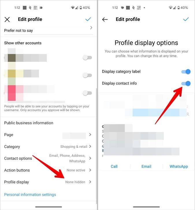 如何將電子郵件新增至 Instagram 帳號、個人簡介或故事