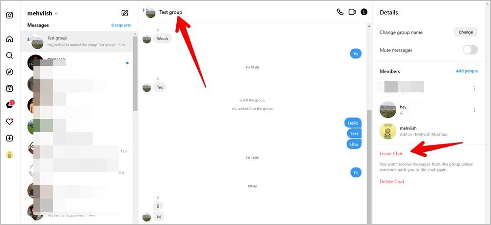 如何從 Instagram 群組聊天中離開、刪除或刪除某人
